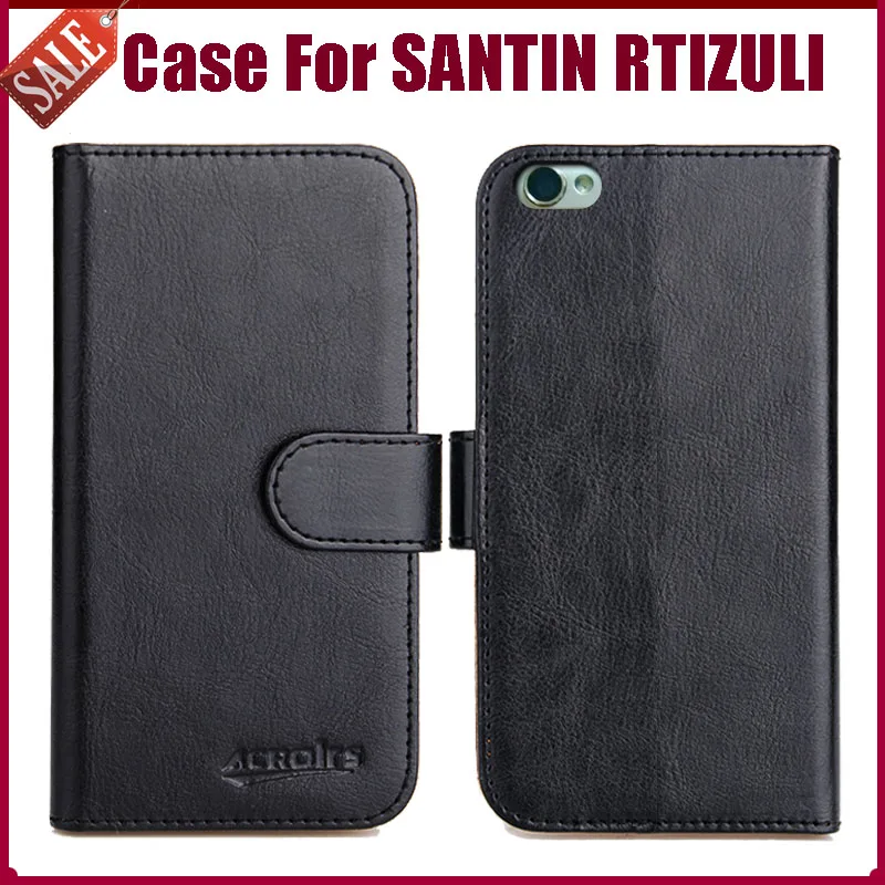 Лидер продаж! Чехол SANTIN RTIZULI 5 дюйма 6 цветов флип кошелек чехол отделения для