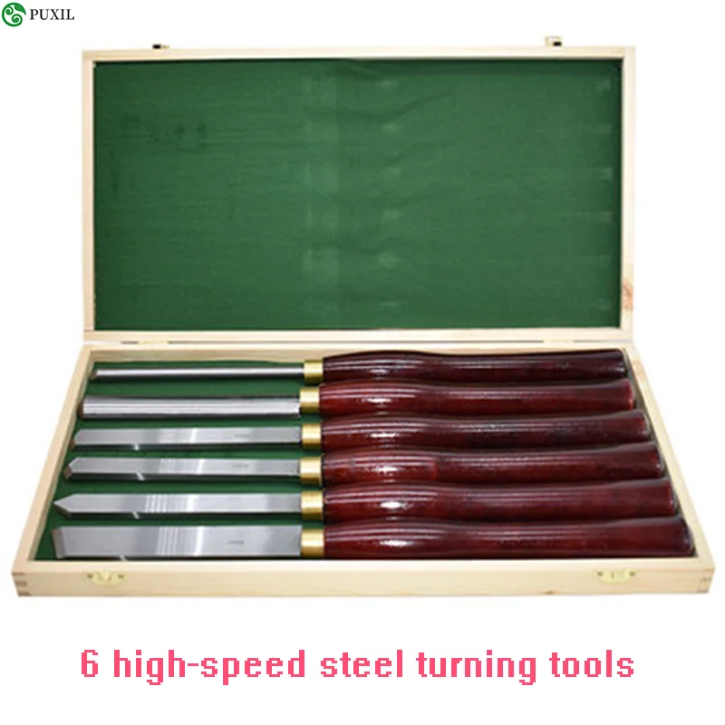 

Набор инструментов для обточки древесины, из быстрорежущей стали, 6 шт./компл.