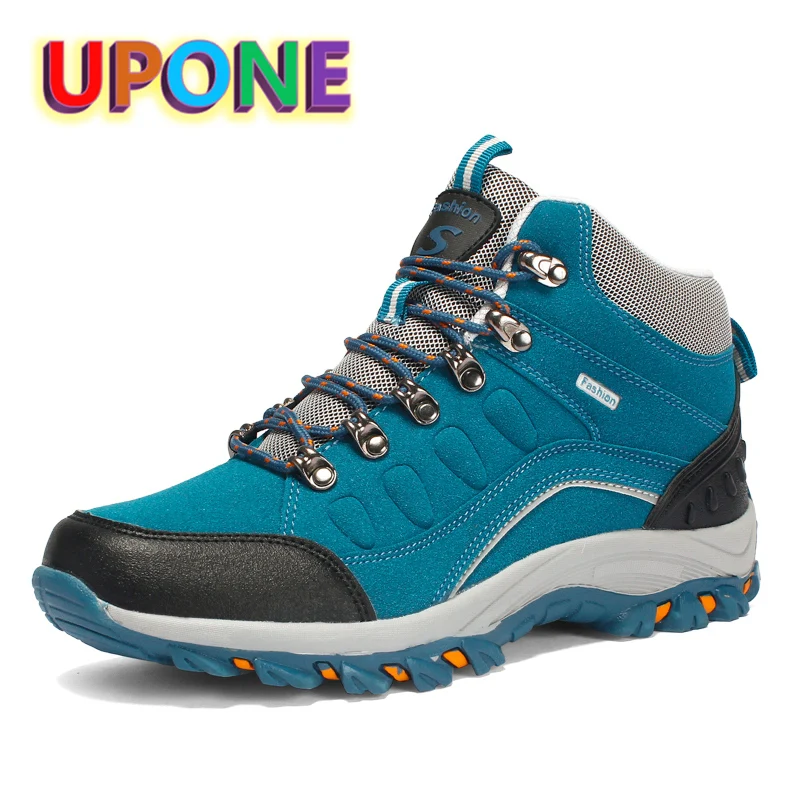 Outdoor Waterproof Hiking Boots Men Women Winter Shoes Walking Climbing Hiking Shoes Mountain Sports Trekking Boots Men Sneakers