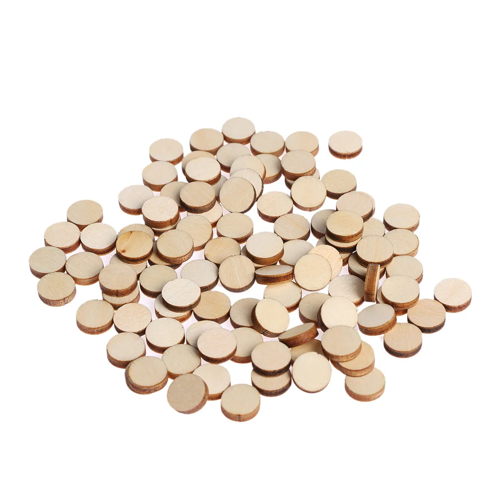 Новое 10 мм-50 мм необработанное деревянное круглое кольцо ремесло изготовление