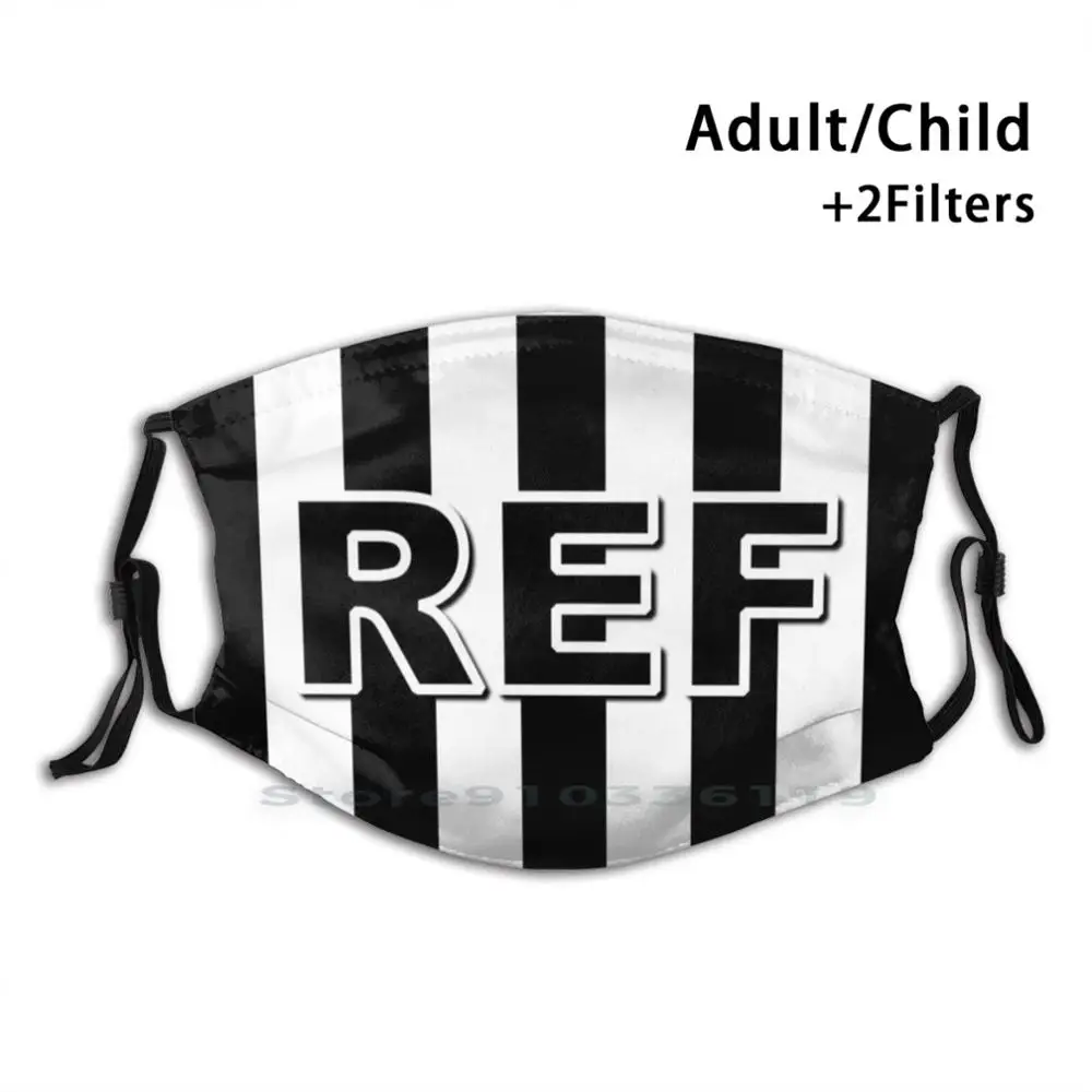 Справ взрослая детская моющаяся смешная маска для лица с фильтром футбольные