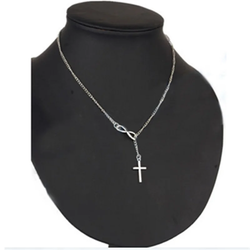 

Creative Temperament Cross Sweater Chain Necklace Jewelry Accessories 2021