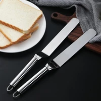 1pc butter cake cream stainless steel blade spatula straight icing frosting spreader safety kitchen baking tool