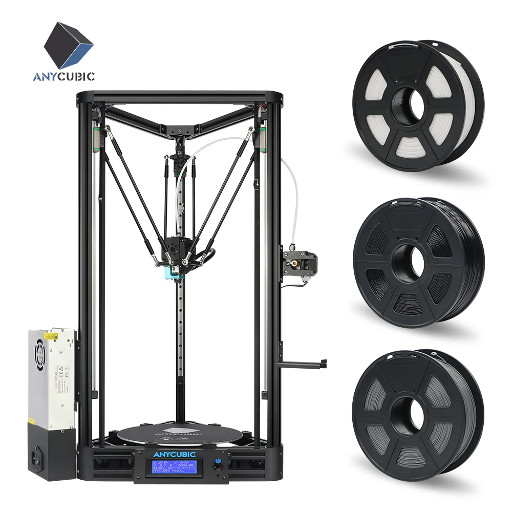 ANYCUBIC Kossel 3d принтер автоматический Выравнивающий Модуль линейный плюс версия Большая печать настольный 3D Impressora drukarka 3d комплект