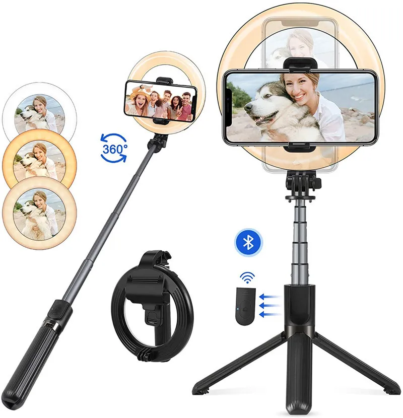 

Holding a single shaft with pats yuntai 6 inch ring live support as the fill light