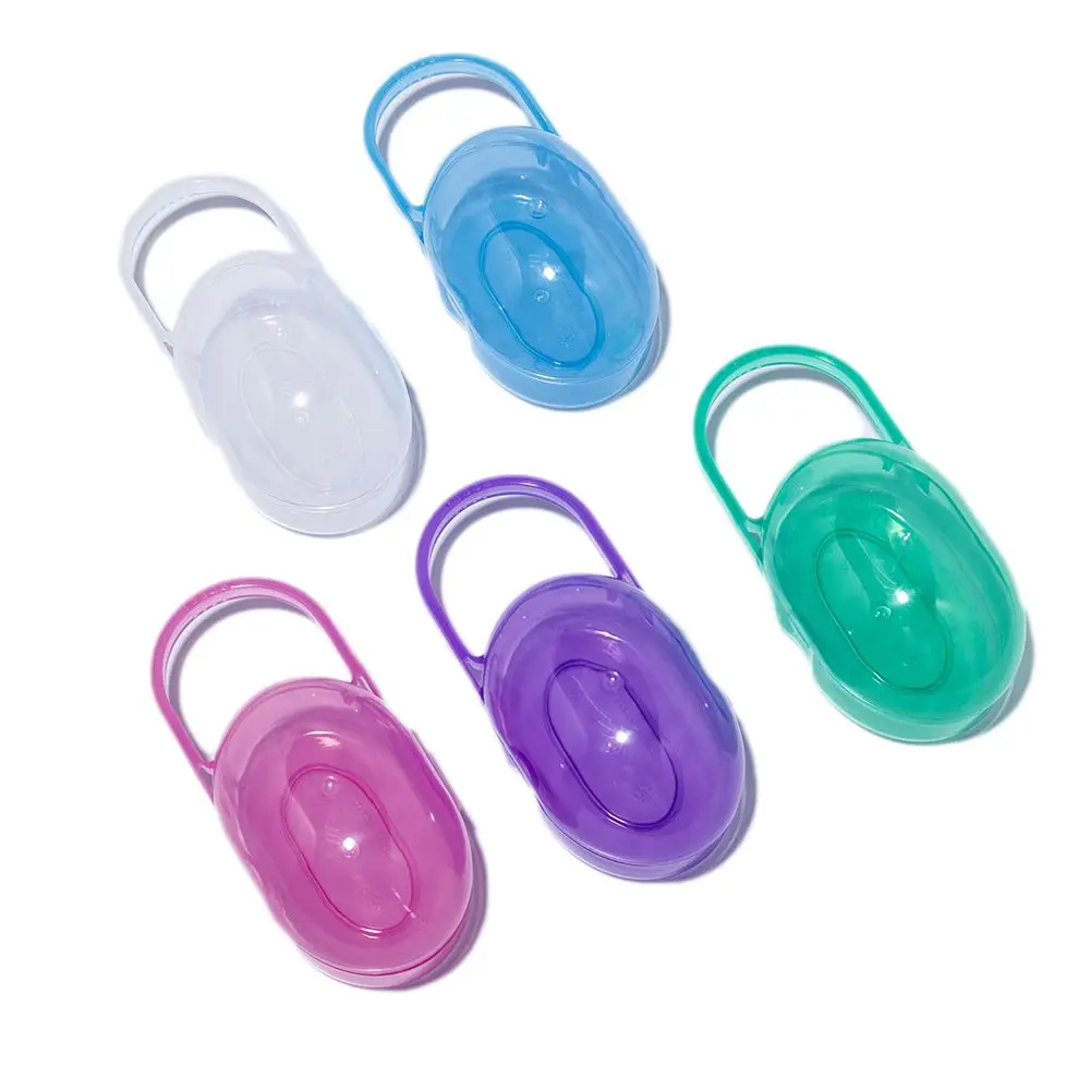 Портативный контейнер для хранения детской соски пустышки младенцев держатель