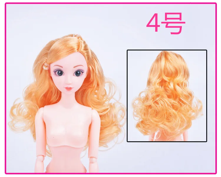 12 подвижных шарниров Игрушки Кукла тело с головой женская фигура обнаженное