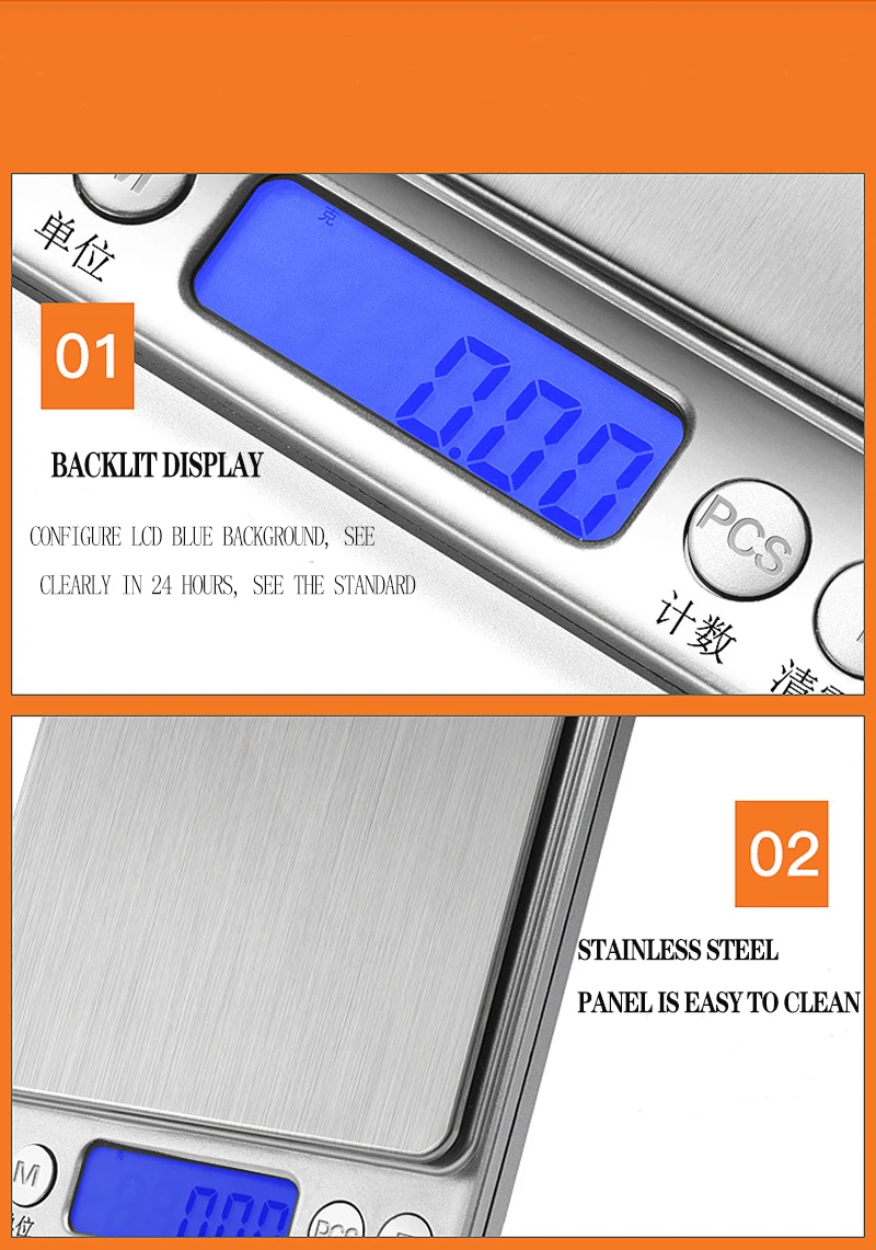 Бытовые высокоточные кухонные весы MAXMAN с ЖК дисплеем и зарядкой от USB карманные