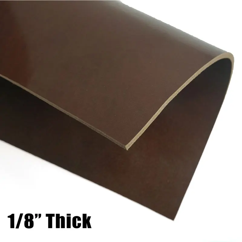 Толстая воловья кожа натуральная квадратный 3 5 мм коричневый первый слой кусок