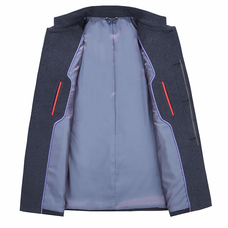 10XL 8XL 6XL 5X2019 зимнее Новое Стильное мужское тонкое шерстяное пальто роскошное