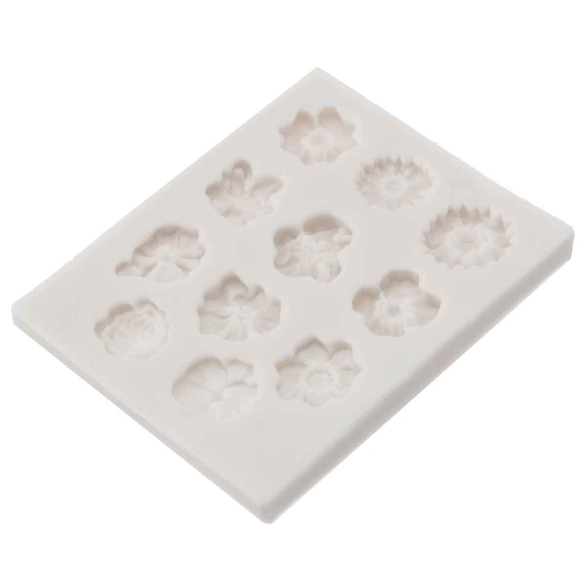 Силиконовая Цветочная помадная форма с 11 отверстиями цветочная сделай сам для