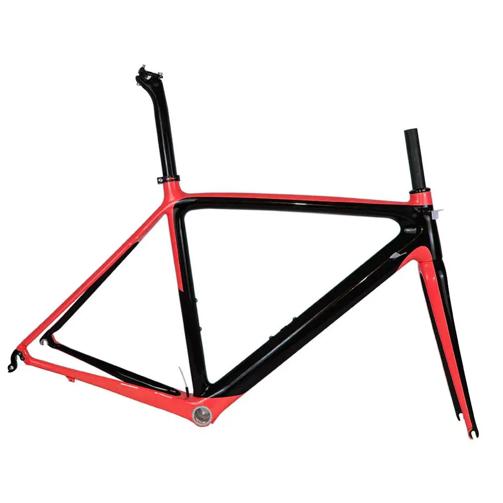 Red Color Spcycle 700C шоссейный углеродный руль велосипеда BSA гоночный дорожный руль для велосипеда, углеродный рама вилка стойка сиденья Размеры 50/53/55 см Гарантия 2 года - Цвет: Red Color