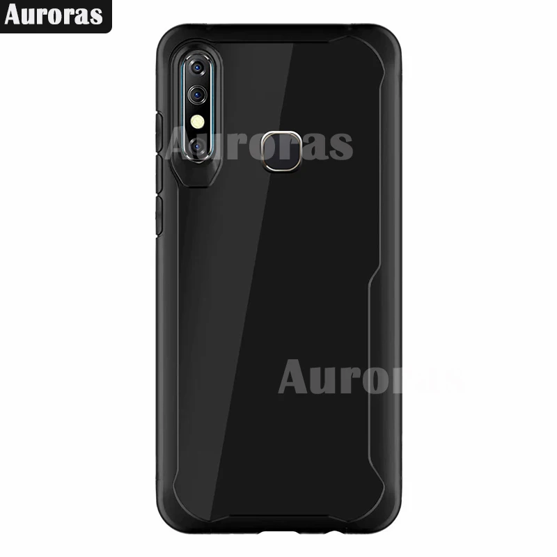 Auroras для Infinix Hot 8 чехол официальный противоударный прозрачный с мягкой рамкой чехол для infinix hot8 анти-осень чехол с "воздушной подушкой"