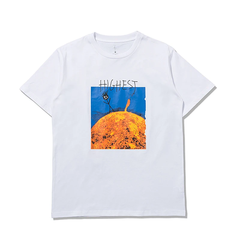 

2021ss TRAVIS SCOTT CACTUS JACK T-shirt Men Women High Quality Heavy Fabric Vintage Streetwear Tee Tops