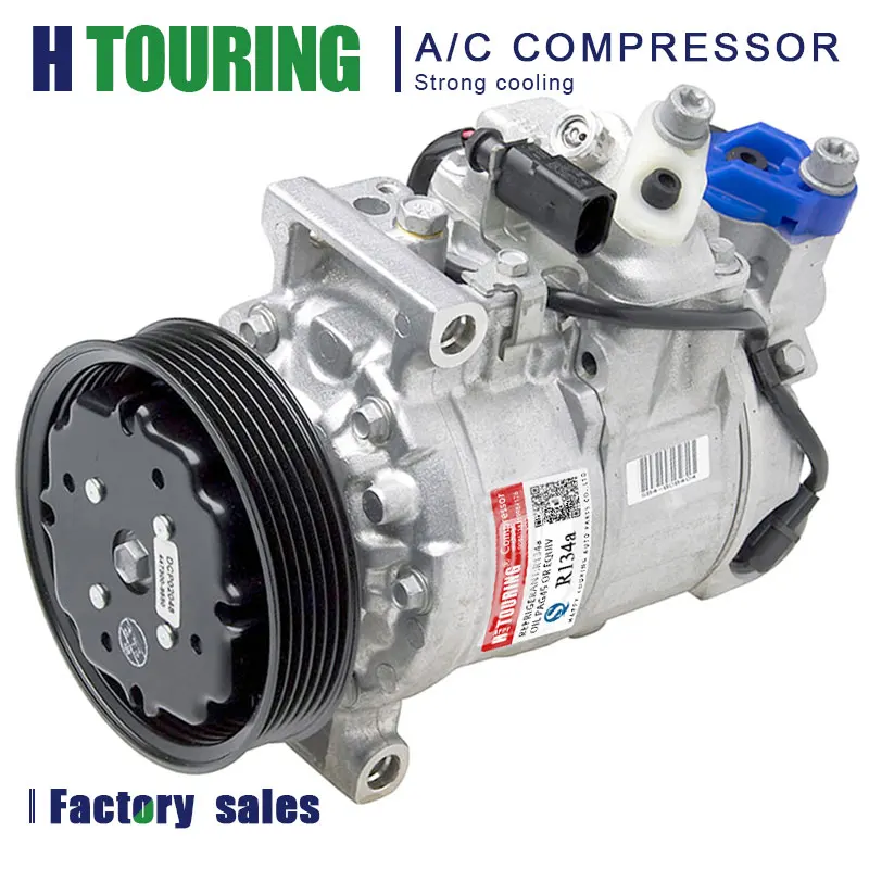Компрессор 6SEU12C для AUDI A4 B6 2000 2004 8E0260805AF 4471806700 8E0260805G 8E0260805S 447150 0550 4471500550|Установки