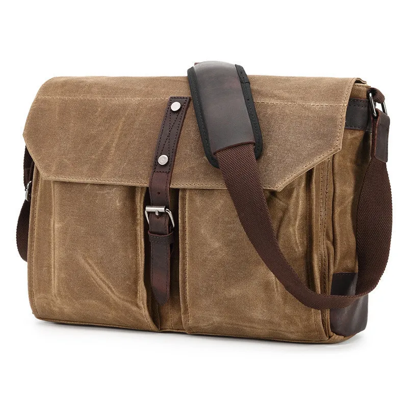 Водонепроницаемая Холщовая Сумка для камеры сумки с ноутбуком 15 дюймов сумка