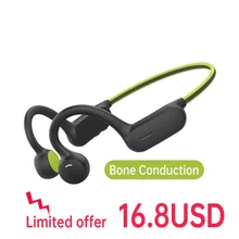 Arikasen Bone Conduction Headphones Wireless Headphones Bluetooth 5.0 Earphones Open Ear Safe Bluetooth earphone with microphone