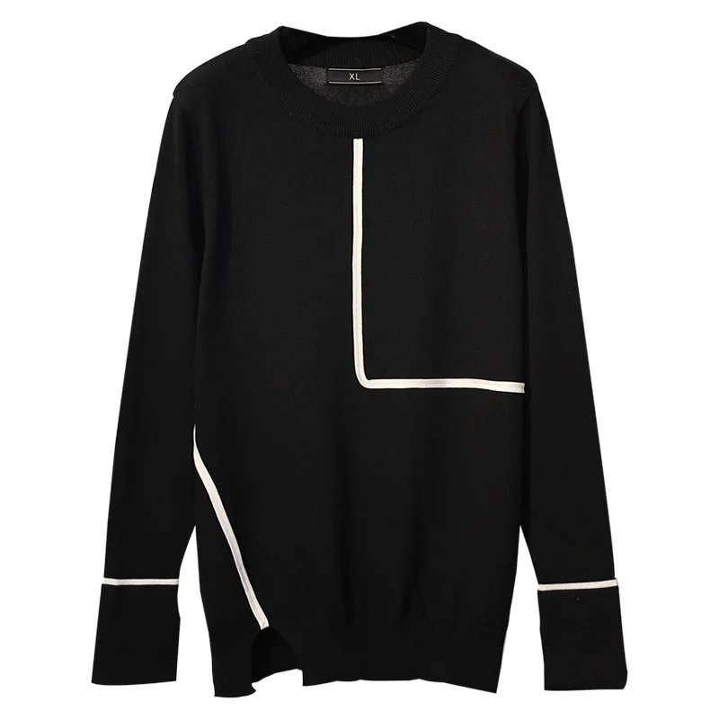 

Plus Size Knitted Sweater Women 2020 Autumn Pullover long sleeve Sweaters korean casual Knitted Blouse Tops XL-5XL