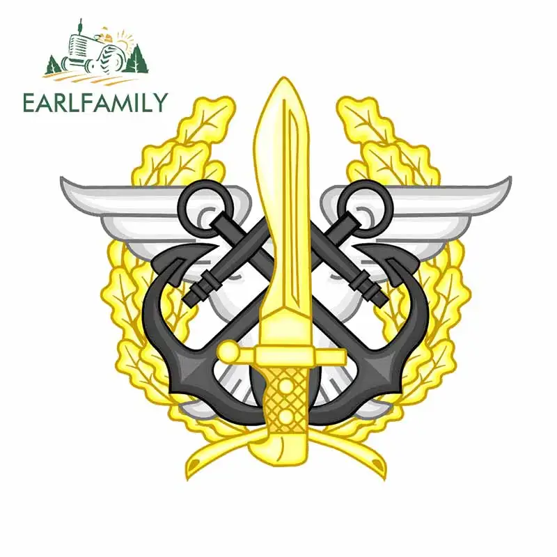 

EARLFAMILY 13 см x 11,5 см Автомобильная наклейка Mando набор особенных операций Виниловая наклейка для специальных операций