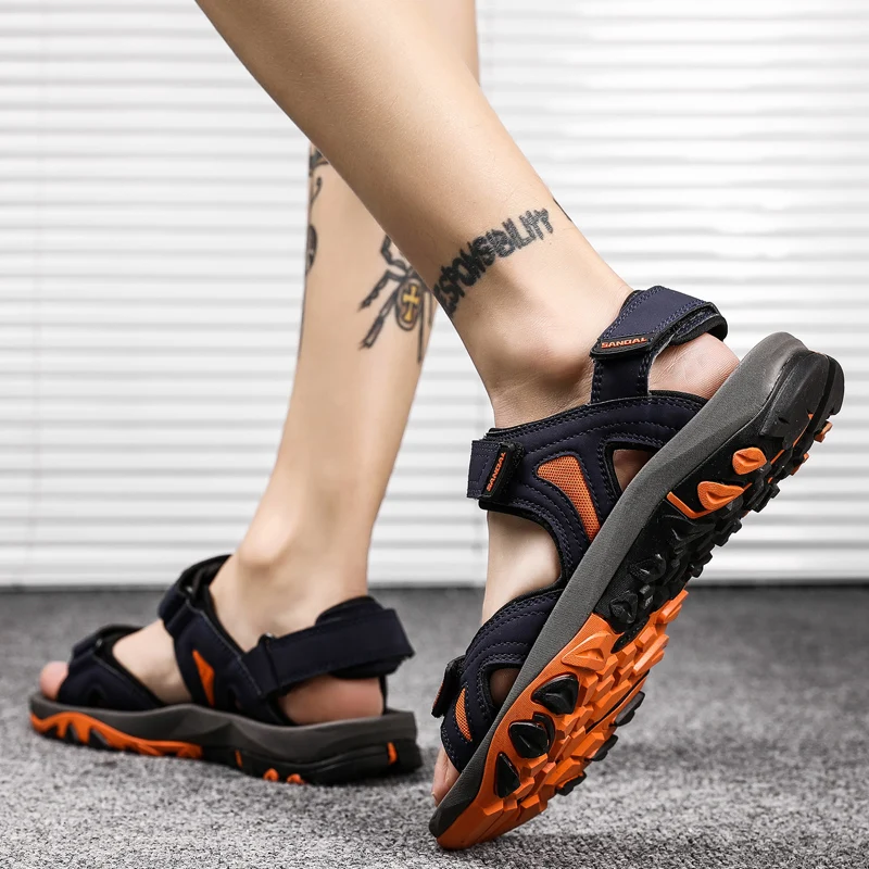 

Sandalias Hombre Men Summer Sandals Beach Shoes Sandale Homme Sandal Mens Gladiator Samool Sandalias De Hombre Sandles For
