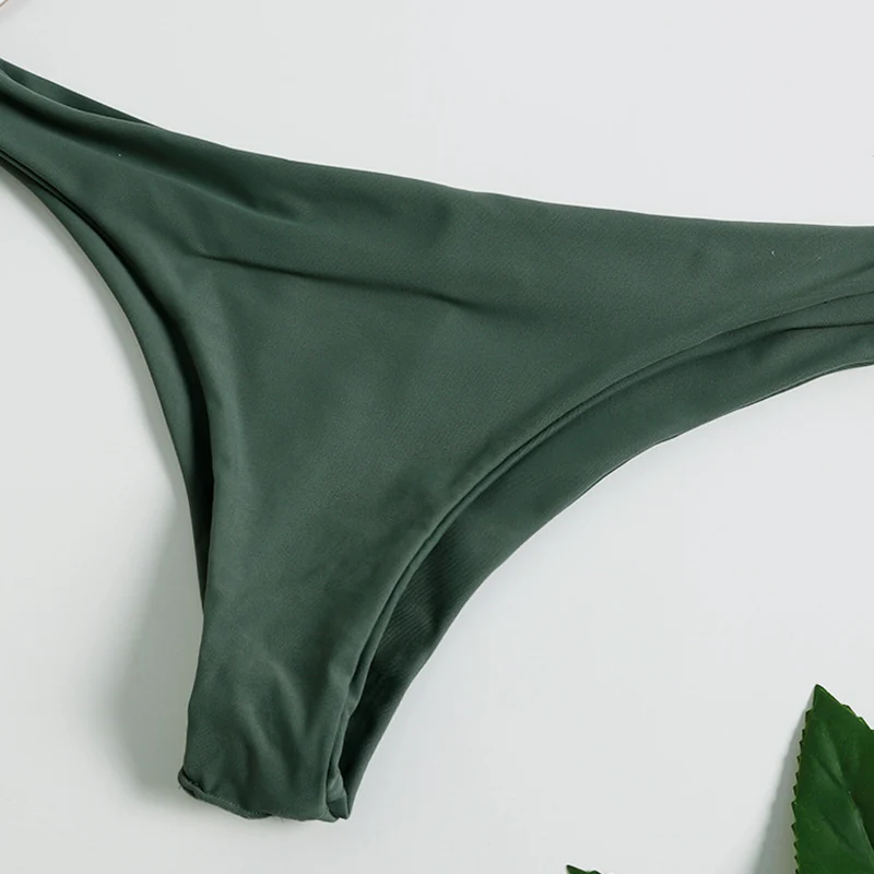 

Bikini 2020 Fashion Bikini Top Set Swimsuit Women Split Solid Color Sexy Bikini Top Women's Color Solid Color