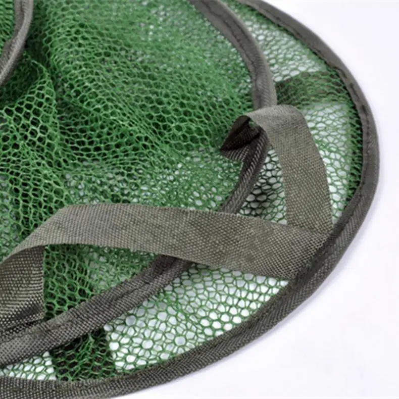 4 мм военно зеленая нейлоновая Складная легкая портативная клетка для креветок