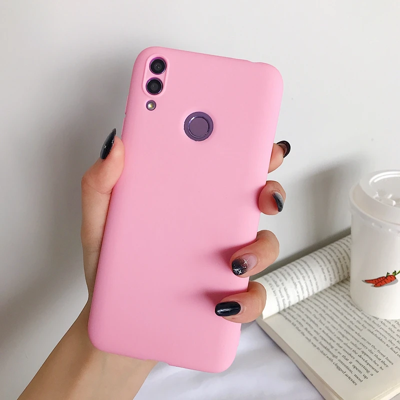 Мягкий силиконовый чехол карамельного цвета для Huawei Honor 6X 6C 7A 7C 7S 7X 8 9 10 Lite View 20 8S 8X 8A