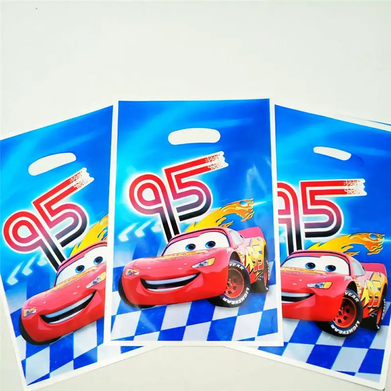 Gift bag 10pcs 24 шт./компл. Lightning Mcqueen со вставленной картой продукция изображение декорирование тортов капкейк Палочки малыш День рождения украшения свадебные сувениры - Цвет: Gift bag 10pcs