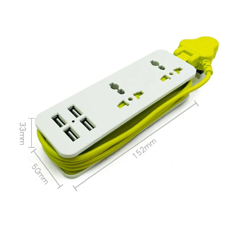 Расширение электрической розетки Портативный зарядки Порты переносной usb