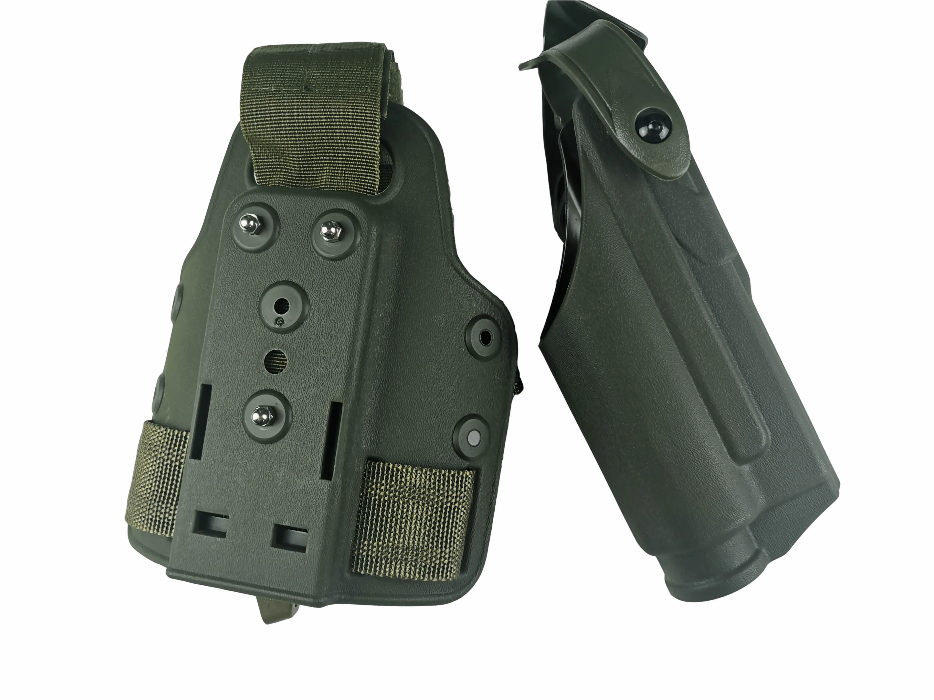 Airsoft Safarilands пистолет Glock17 19 22 23 31 Ремень Кобуры вспышка светильник для правой руки использовать ножной кобура светильник подшипник glock кобура