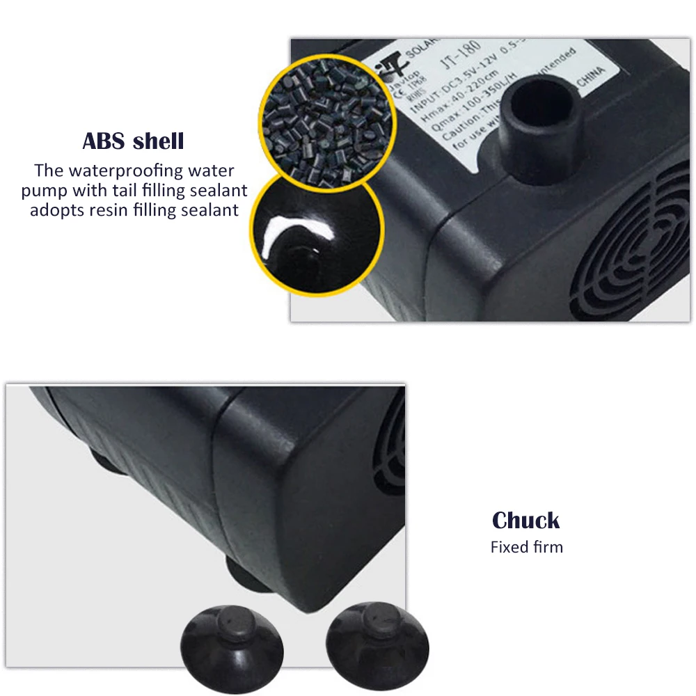 Солнечная энергия садовый фонтан водяной насос пруд бассейн аквариумный