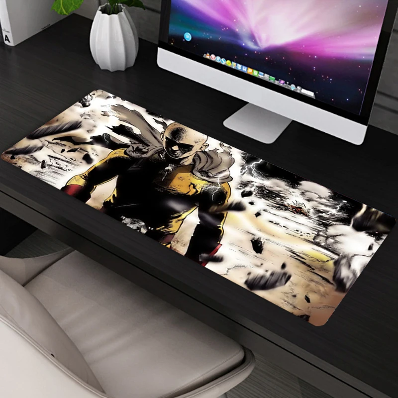 

Cartoons mouse pad One Punch Man gamer Decoration keyboard pad waterproof Durable Desk mause pads for Computer large mouse mats