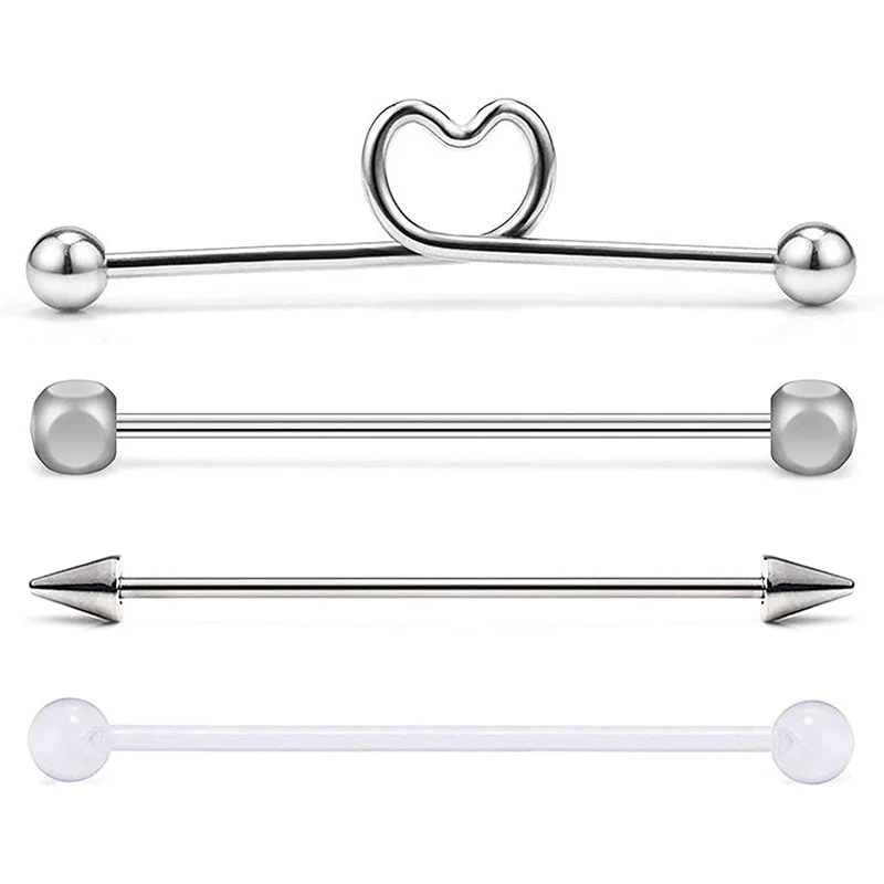 14 г промышленный пирсинг для хрящевой части уха пирсинга серьги-гвоздики из