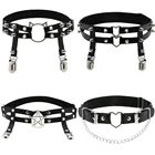 1 шт. пикантная кожаная подвязка с пентаграммой в стиле Харадзюку, уличная одежда в готическом стиле, эластичная подвязка для девочек