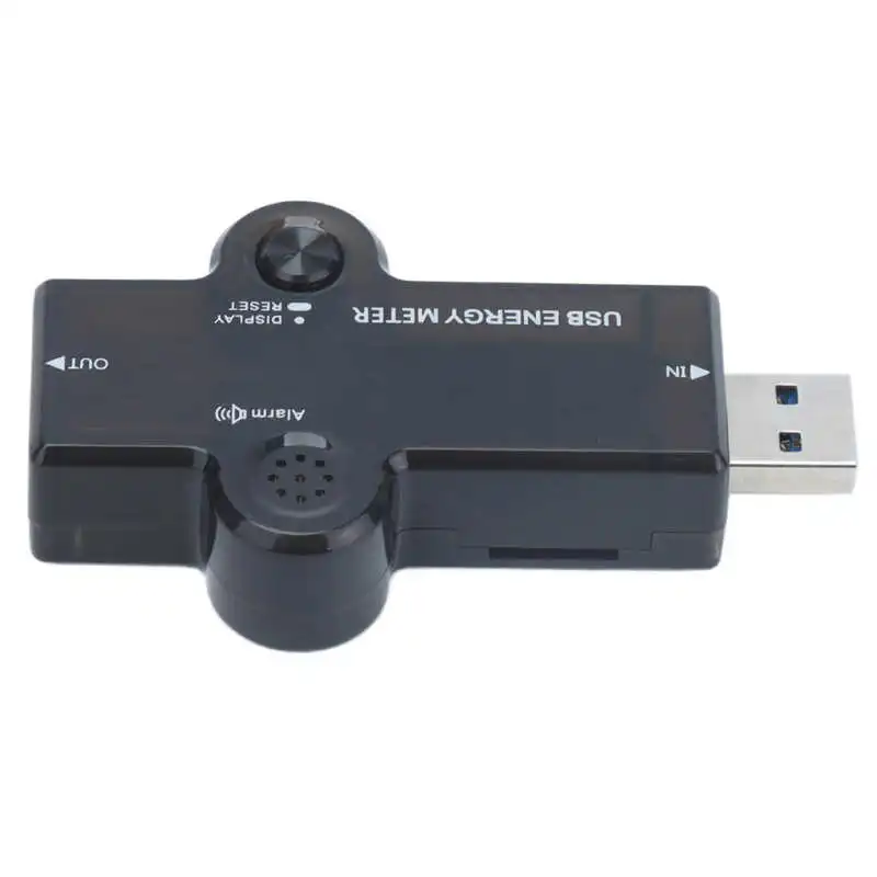 Тестер USB C 8192 пикселей ЖК-дисплей True Color прочный ABS измеритель мощности монитор