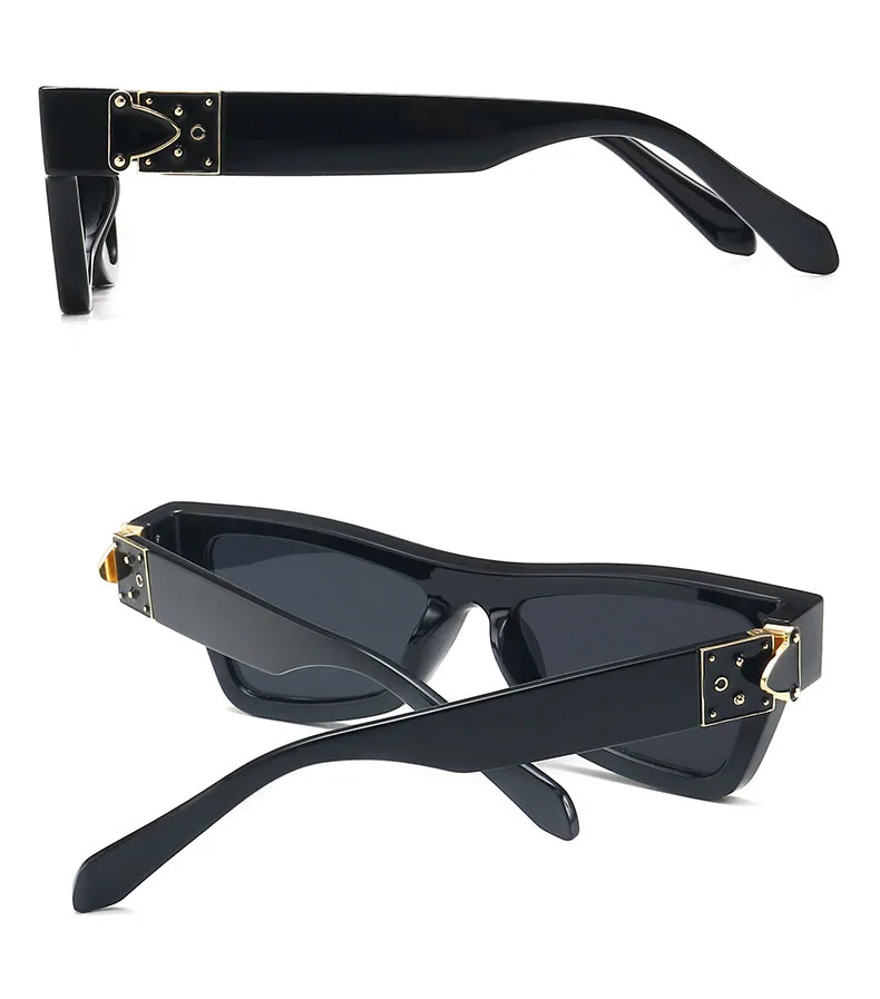 Маленькие узкие солнцезащитные очки "кошачий глаз" для женщин, роскошные брендовые Дизайнерские Модные Винтажные женские очки в форме бабочки UV400