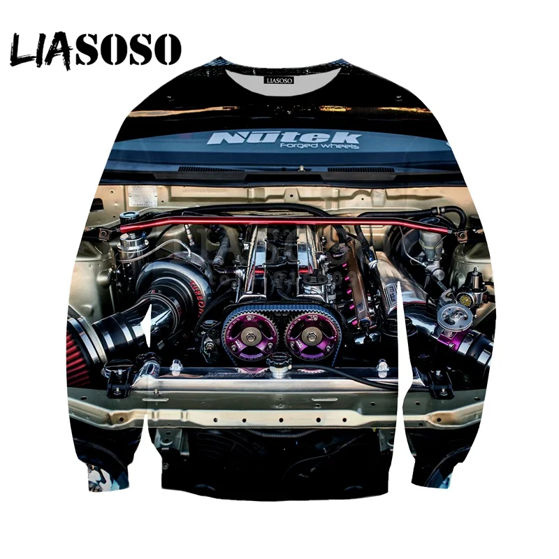 Топ 10 2JZ с автомобильным двигателем персональная футболка 3D