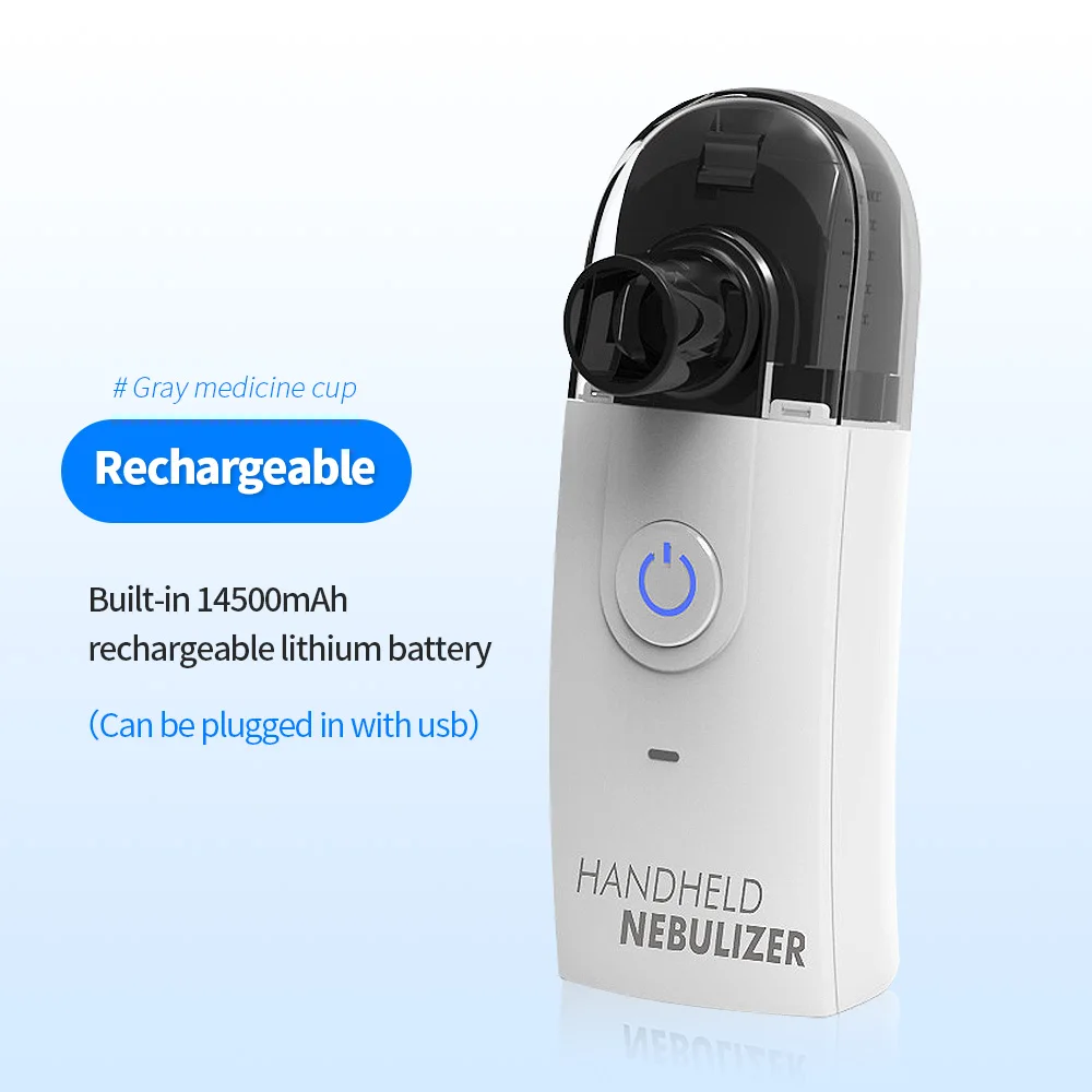 

Mini Handheld Mesh Nebulizer Asthma Inhaler Atomizer Child Adults Portable Silent Nebulizador USB Health Care Humidifier