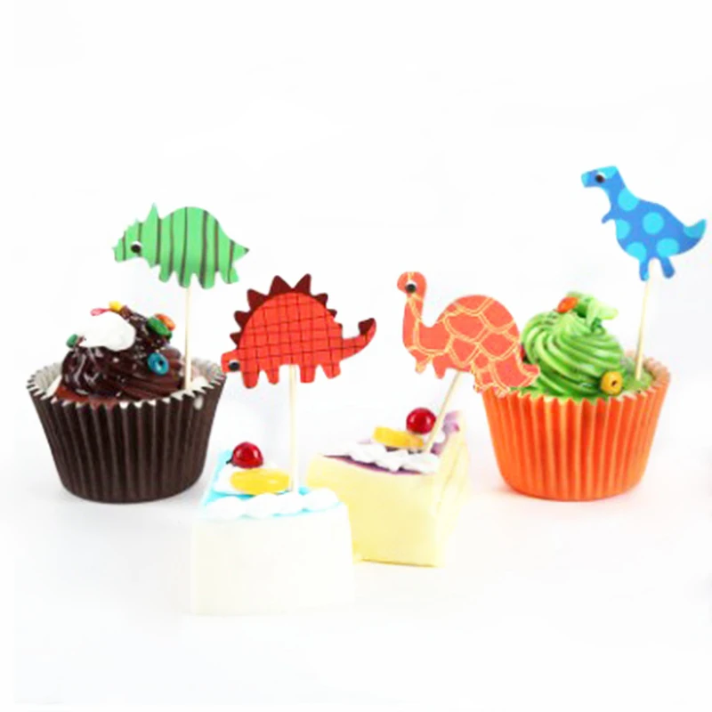 2 шт золото серебро синий &quot100&quot номер кекс Топпер выбор ребенка день рождения