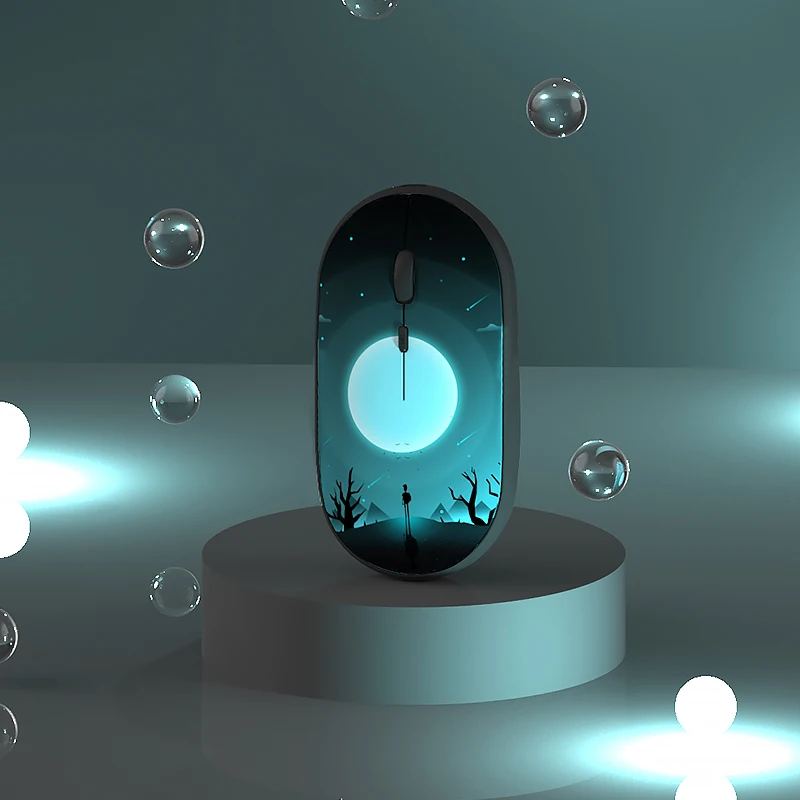 Мышь компьютерная беспроводная аккумуляторная ультратонкая эргономичная