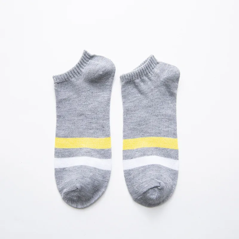 Унисекс женские носки для девочек удобные хлопковые в полоску тапочки короткие