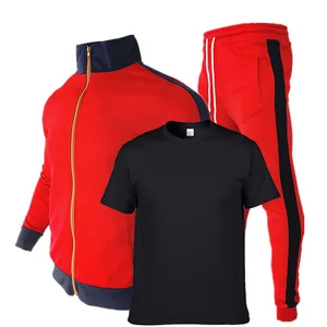 Mens Tracksuits Men Sets Polyester Breathable Sweatshirt Sweatpants Men Sport Fitness Men's Clothing Men's Casual T-shirt 2021 10 item image