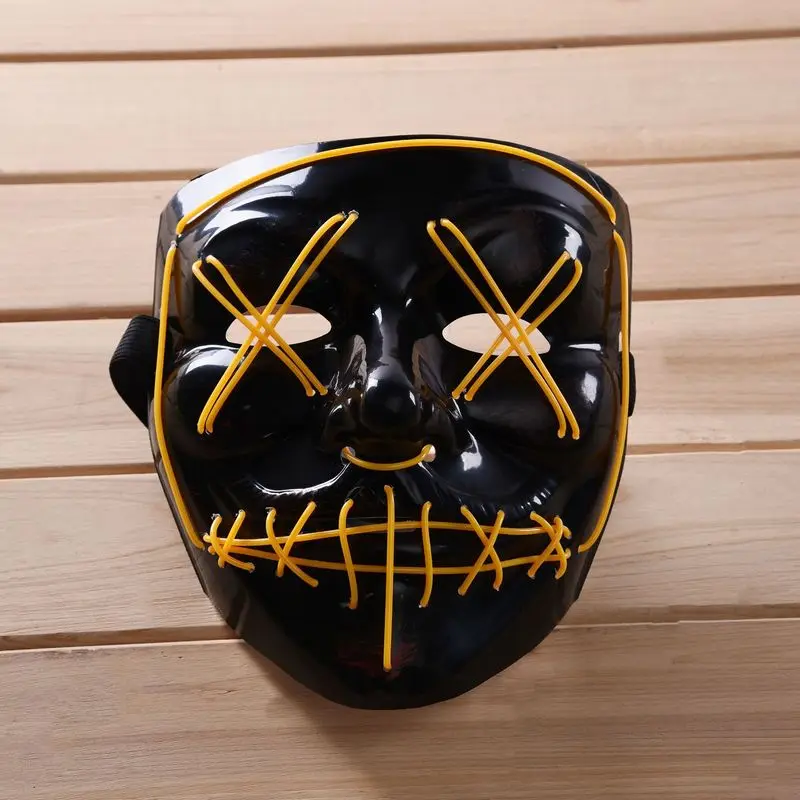 1 шт. неоновая Маска Косплей тушь для ресниц ужас маскарадные Светящиеся в