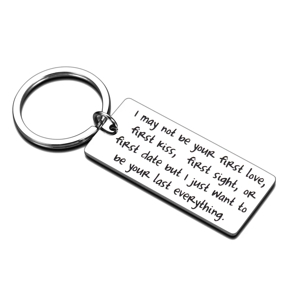 

Girlfriend Boyfriend Key Chains Jewelry Couples Keychains I Love You Most The End I Win Gifts for Husband Wife