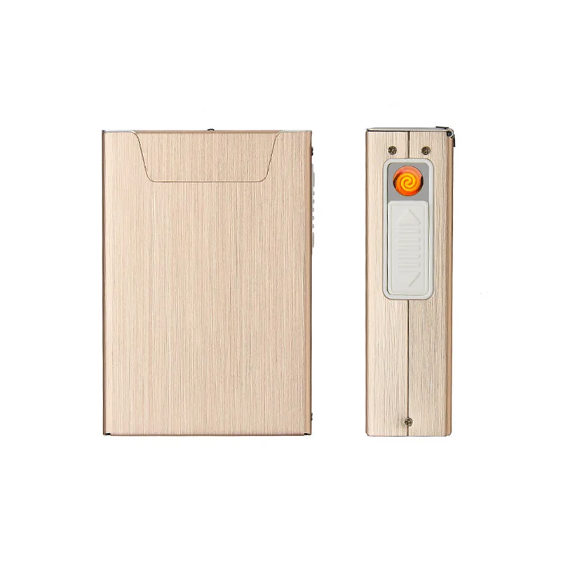 Новинка 2020 20 шт ультра тонкий модный чехол для сигарет тонкая металлическая