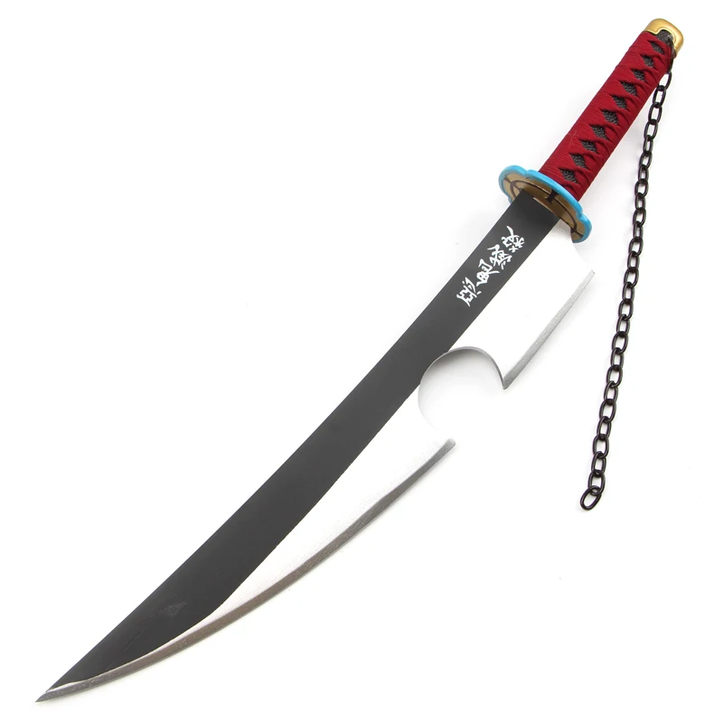 

Anime Demon Slayer: Kimetsu No Yaiba Uzui Tengen Cosplay Prop Wooden Sword Weapons Props for Halloween Carnival Christmas Party