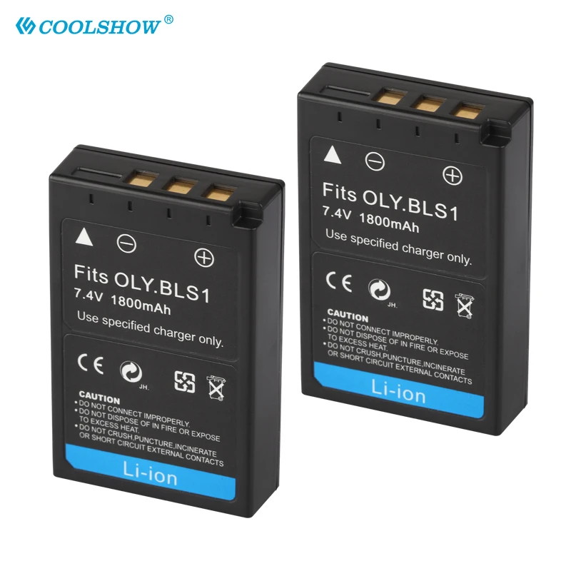 PS-BLS1 BLS-1 PS BLS1 Батарея 1800 мА-ч для цифровой камеры Olympus OLY. EP2 EPL1 EPL2 EP1 BLS5 E-400 E-410 EVOLT E410