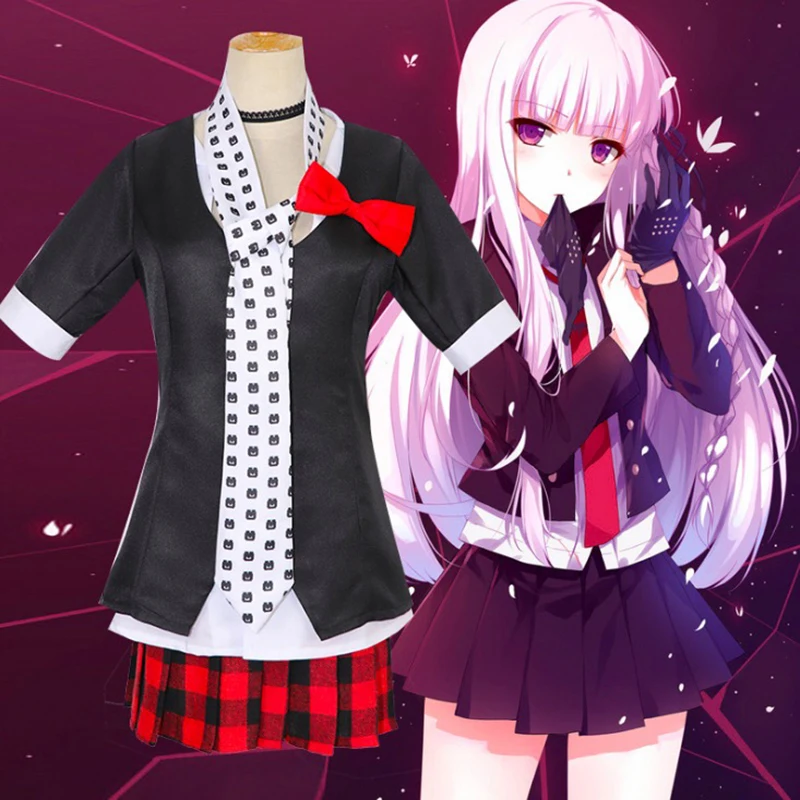 

Game Danganronpa The Animation Cosplay Costumes Junko Enoshima Cosplay Costume Halloween Party Uniforms Women Anime Cosplay