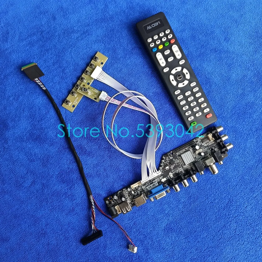 

Fit LP156WHB (TL)(A1)/(TL)(A2)/(TL)(B1)/(TL)(B2) DVB-C screen digital VGA USB 40Pin LVDS 1366*768 3663 controller card kit