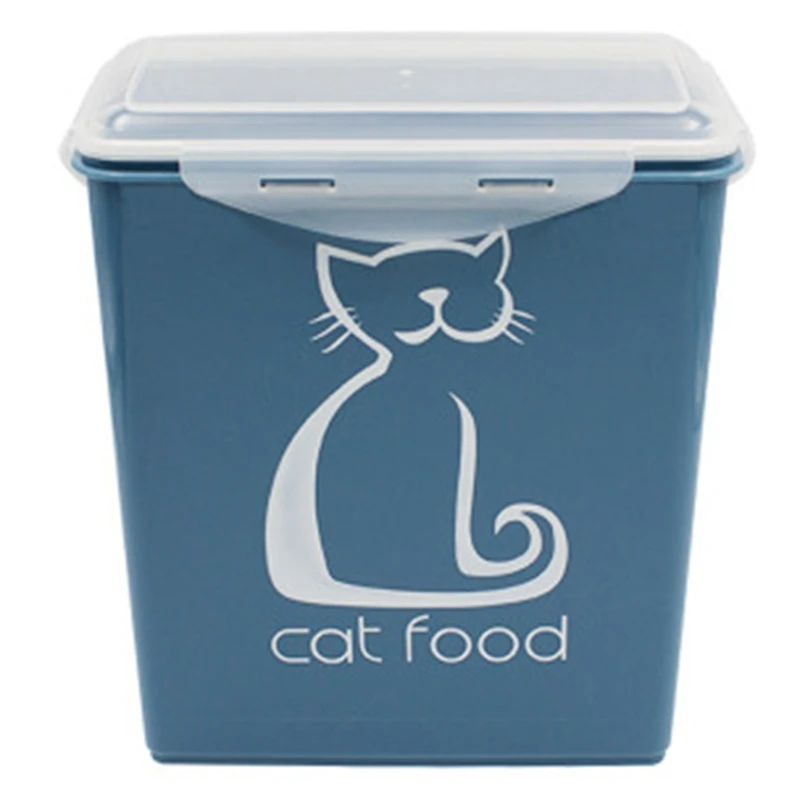 

Airtight Dog Cat Food Storage Container Large Capacity Pet Food Sealed Barrel Moistureproof Fresh Food Box